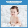 Winner Soft Dry Wipe, Made of Cotton Only, 600 Count Unscented Cotton Tissues for Sensitive Skin OEKO-Tex Safety Certified Chemical-free 10 Times Absorbent Baby Wipes