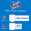 img-6866605ff0badaf873c8bf84146c5bab Scott ComfortPlus Toilet Paper, 36 Mega Rolls = 144 Regular Rolls, Bath Tissue, 462 Sheets Per Roll, White, 36 Count