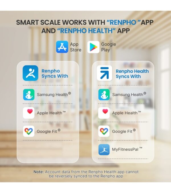 RENPHO Smart Scale for Body Weight, Digital Bathroom Scale BMI Weighing Bluetooth Body Fat Scale, Body Composition Monitor Health Analyzer with Smartphone App, 400 lbs – Black Elis 1