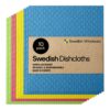 Swedish Wholesale Swedish Dish Cloths – 10 Pack Reusable, Absorbent Hand Towels for Kitchen, Counters & Washing Dishes – Cellulose Sponge Cloth – Eco Friendly Gifts – Assorted