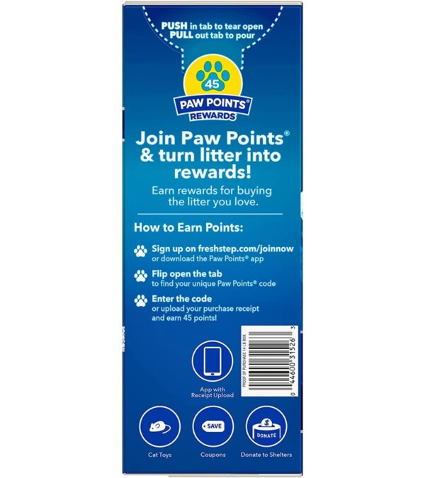 Fresh Step Clumping Cat Litter, Extreme Odor Control, Mountain Spring Scent With Febreze, 14 lbs