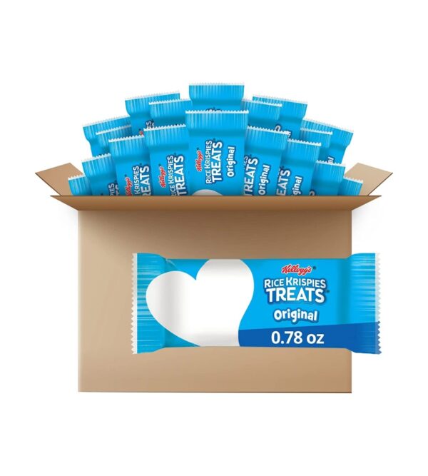 Rice Krispies Treats Marshmallow Snack Bars, Kids Snacks, School Lunch, Original (54 Bars)