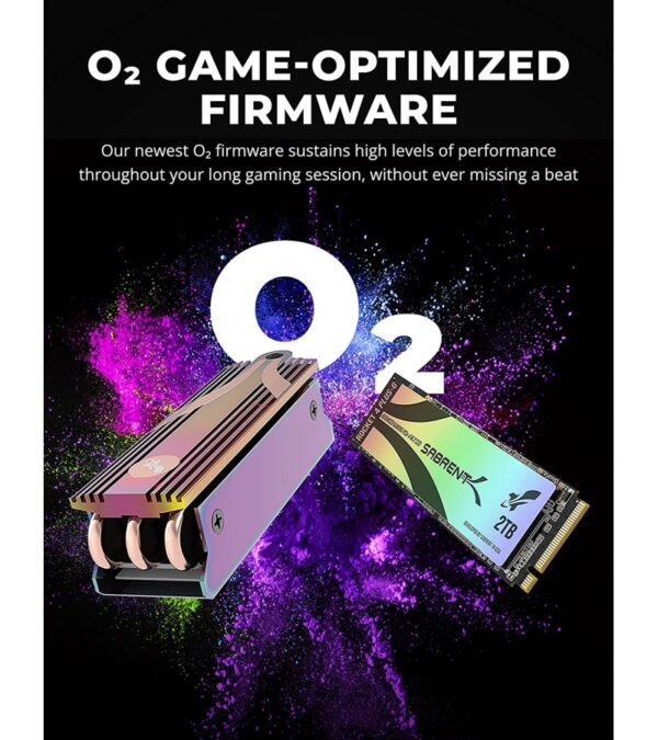 SABRENT Rocket 4 Plus-G 1TB Advanced Gaming M.2 PCIe NVMe SSD, up to 7GBps (SB-RKTG-1TB)