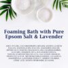 Dr Teal's Foaming Bath with Pure Epsom Salt, Soothe & Sleep with Lavender, 34 fl oz (Pack of 4)