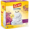 Glad Trash & Food Storage ForceFlex Protection Series Tall Trash Bags, 13 Gal, Gain Moonlight Breeze with Febreze, 110 Ct (Package May Vary)