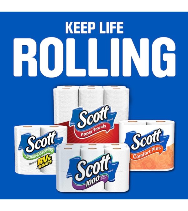 Scott Paper Towels, Choose-A-Sheet – 30 Mega Rolls (2 Packs of 15) = 56 Regular Rolls (102 Sheets Per Roll)