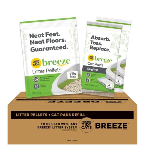 Purina Tidy Cats Breeze Litter System Cat Refill Bundle – 7.91 lb. Box