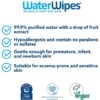 WaterWipes Original Baby Wipes, 99.9% Water Based Wipes, Unscented & Hypoallergenic for Sensitive Skin, Diaper Wipe, 960 count (16 packs)