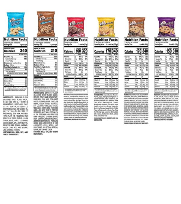 Grandma's Cookies Variety Pack of 30