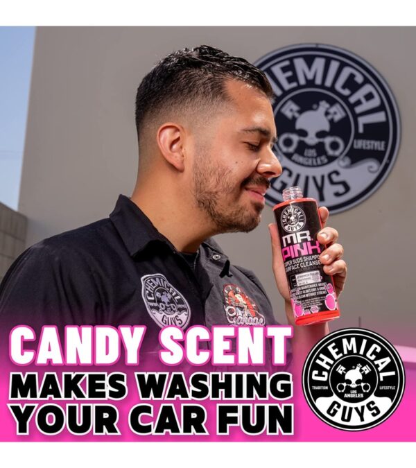 Chemical Guys CWS_402_64 Mr. Pink Foaming Car Wash Soap (Works with Foam Cannons, Foam Guns or Bucket Washes) Safe for Cars, Trucks, Motorcycles, RVs & More, 64 fl oz (Half Gallon), Candy Scent