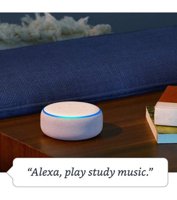 Echo Dot (3rd Gen, 2018 release) – Smart speaker with Alexa – Charcoal