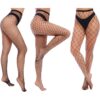 Charmnight Womens High Waist Tights Fishnet Stockings Thigh High Pantyhose