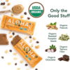 ALOHA Organic Plant Based Protein Bars |Peanut Butter Chocolate Chip | 12 Count, 1.98oz Bars | Vegan, Low Sugar, Gluten Free, Paleo, Low Carb, Non-GMO, Stevia Free, Soy Free, No Sugar Alcohols