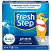 Fresh Step Clumping Cat Litter, Extreme Odor Control, Mountain Spring Scent With Febreze, 14 lbs
