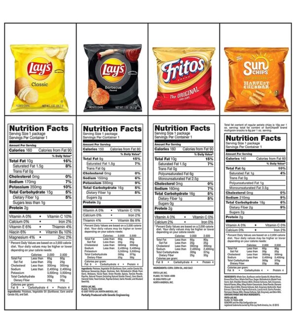 Frito-Lay Sweet & Salty Snacks Variety Box, Mix of Cookies, Crackers, Chips & Nuts, 50 Sweet & Salty Care Package ,50 Count (Pack of 1)