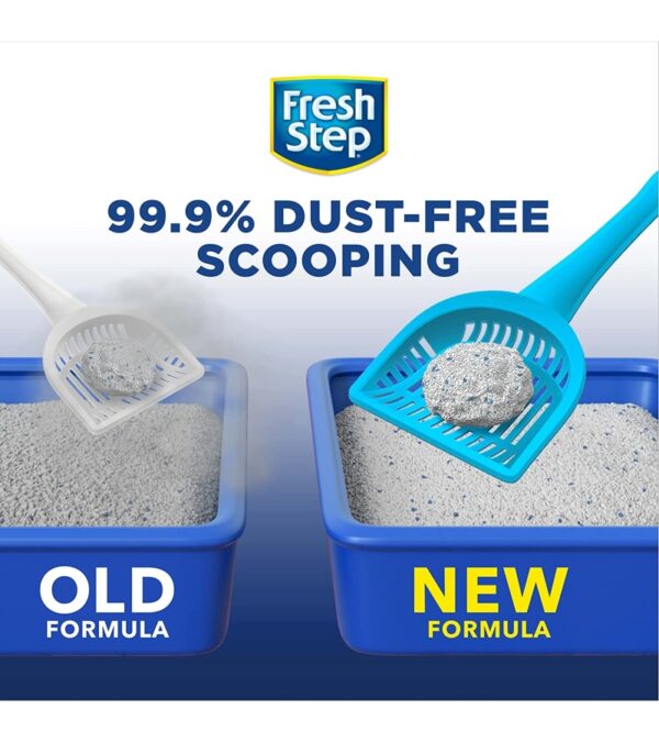 Fresh Step Clumping Cat Litter, Extreme Odor Control, Mountain Spring Scent With Febreze, 14 lbs