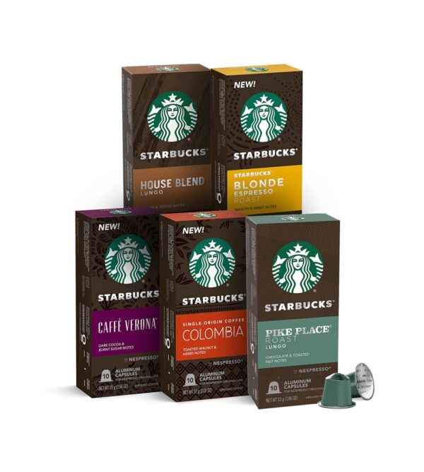img-90382c1d1471deb2fe66621cccd0ef47 Starbucks by Nespresso Variety Pack Coffee (50-count single serve capsules, compatible with Nespresso Original Line System)