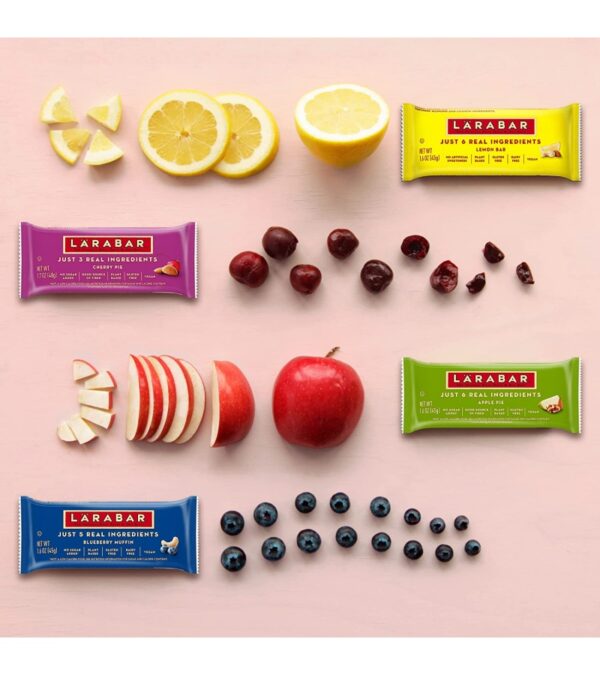 Larabar Cherry Pie, Gluten Free Vegan Fruit & Nut Bar, 1.7 oz Bars, 16 Ct
