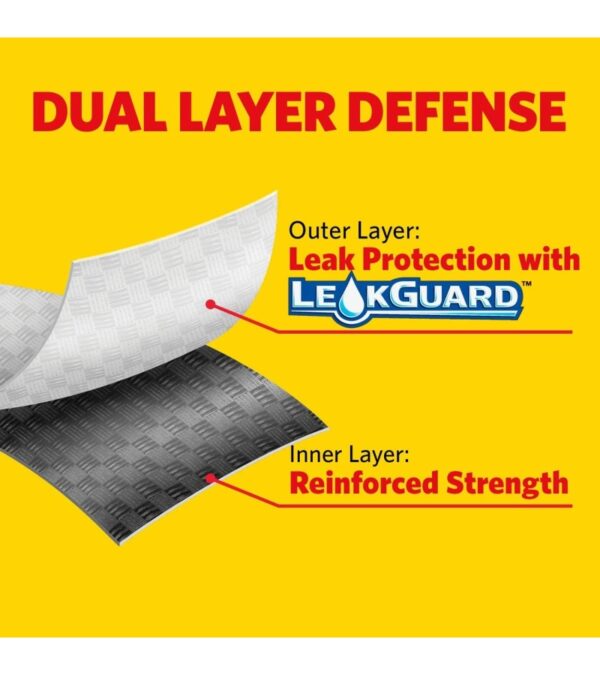 Glad Tall Kitchen Drawstring Trash Bags – OdorShield 13 Gallon Grey Trash Bag, Febreze Fresh Clean – 80 Count