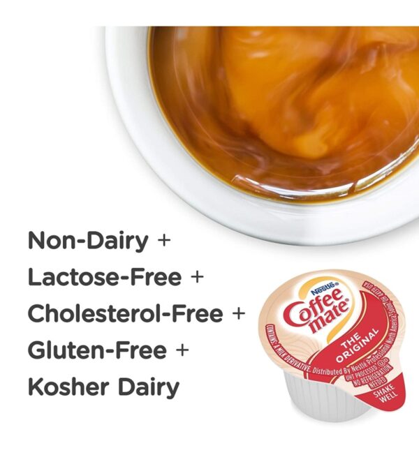 Nestle Coffee mate Coffee Creamer, Original, Liquid Creamer Singles, Non Dairy, No Refrigeration, Box of 360