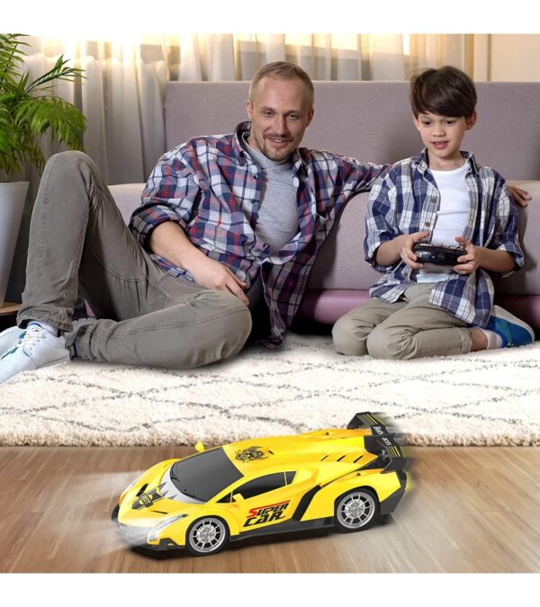 img-a9d905557a2a4a1d58b881e02bf66d7c Growsland Remote Control Car, RC Cars Xmas Gifts for Kids 1/18 Electric Sport Racing Hobby Toy Car Yellow Model Vehicle with Lights and Controller Kids Toys Gifts for 4 5 6 7 8-12 Year Old Boys Girls
