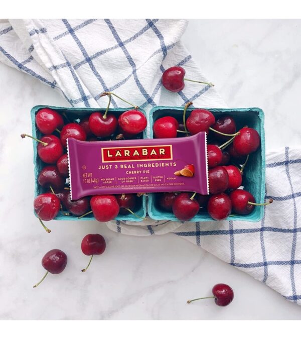 Larabar Cherry Pie, Gluten Free Vegan Fruit & Nut Bar, 1.7 oz Bars, 16 Ct