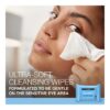 Neutrogena Cleansing Fragrance Free Makeup Remover Face Wipes, Cleansing Facial Towelettes for Waterproof Makeup, Alcohol-Free, Unscented, 100% Plant-Based Fibers, Twin Pack, 2 x 25 ct