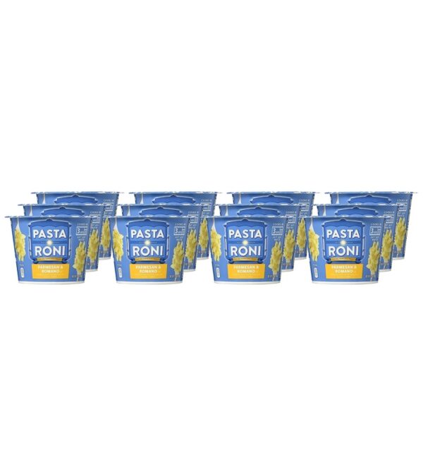 PASTA RONI Quaker Rice a Roni Cups Individual Cup, 3-Flavor Variety Pack, 2.25 Oz, 12 count (Pack of 1)