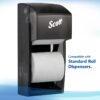 Scott Professional 100% Recycled Fiber Standard Roll Bathroom Tissue (13217), 2-Ply, White, 80 Rolls / Case, 473 Sheets / Roll, 37,840 Sheets / Case