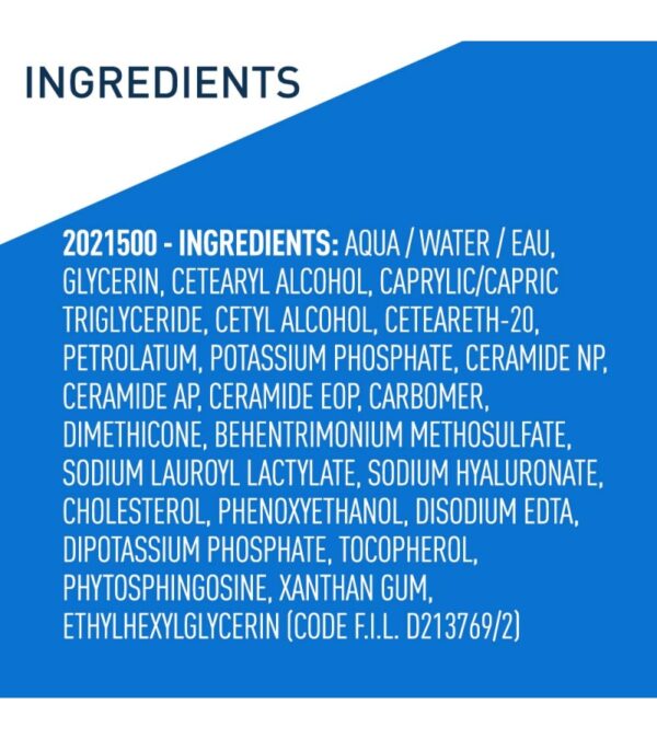 CeraVe Moisturizing Cream | Body and Face Moisturizer for Dry Skin | Body Cream with Hyaluronic Acid and Ceramides | Normal | Fragrance Free | 19 Oz | Packages May Vary