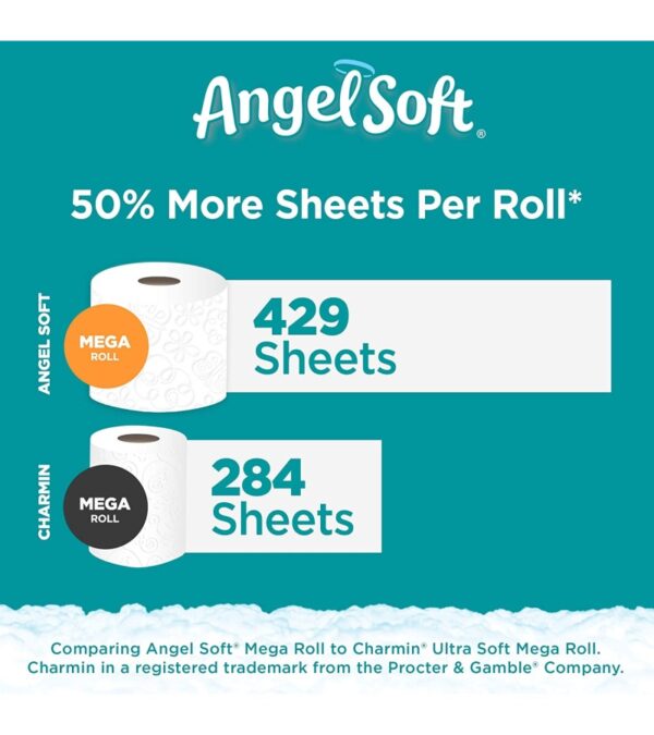 Angel Soft Mega Rolls, 24 Count