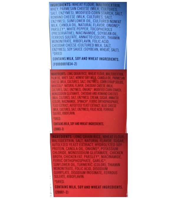 PASTA RONI Quaker Rice a Roni Cups Individual Cup, 3-Flavor Variety Pack, 2.25 Oz, 12 count (Pack of 1)