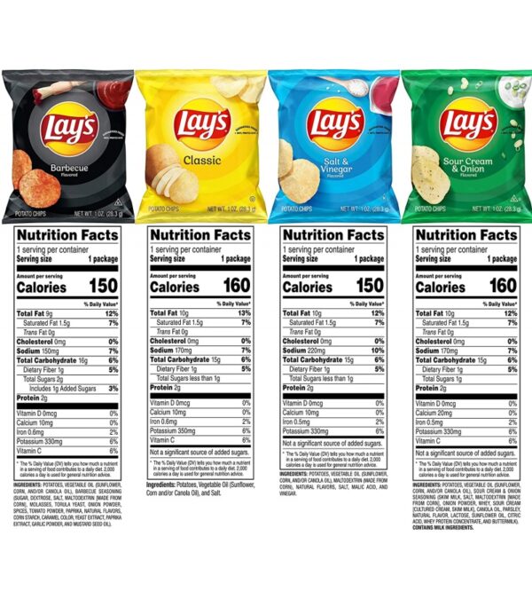 img-bd4ec00b136bbb57a6d825313581cb72 Lay's Potato Chip Variety Pack, 1 Ounce (Pack of 40)
