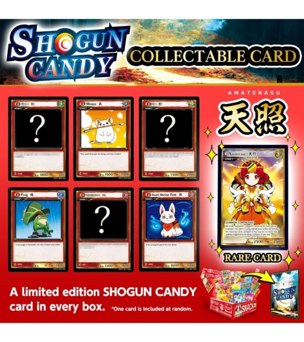 SHOGUN CANDY yummy dagashi snack box from Japan (AMATERASU)