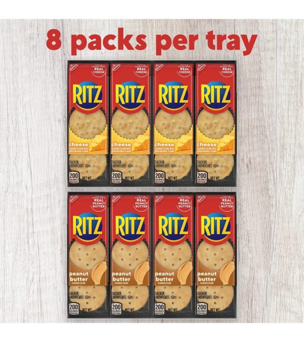 img-c4d652a2e7e79ee026dc149f44769535 RITZ Peanut Butter Sandwich Cracker Snacks and Cheese Sandwich Crackers, Snack Crackers Variety Pack, 32 Snack Packs