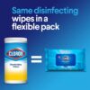 Clorox Cleaning Bundle Disinfecting Mist Lemon & Orange Blossom Scent (1 Spray Bottle & 1 Refill, 16 Fl Oz Each) Disinfecting Wipes, Moisture Seal Lid Fresh Scent (3-Pack, 75ct Each)
