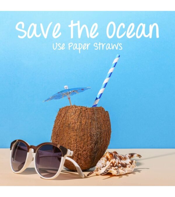 img-c79d4581ef674fffc3d39503f2d60e63 Weemium 200 Biodegradable Paper Straws – Durable & Eco-Friendly in 10 Color Stripes – Rainbow Drinking Straws & Party Decoration Supplies