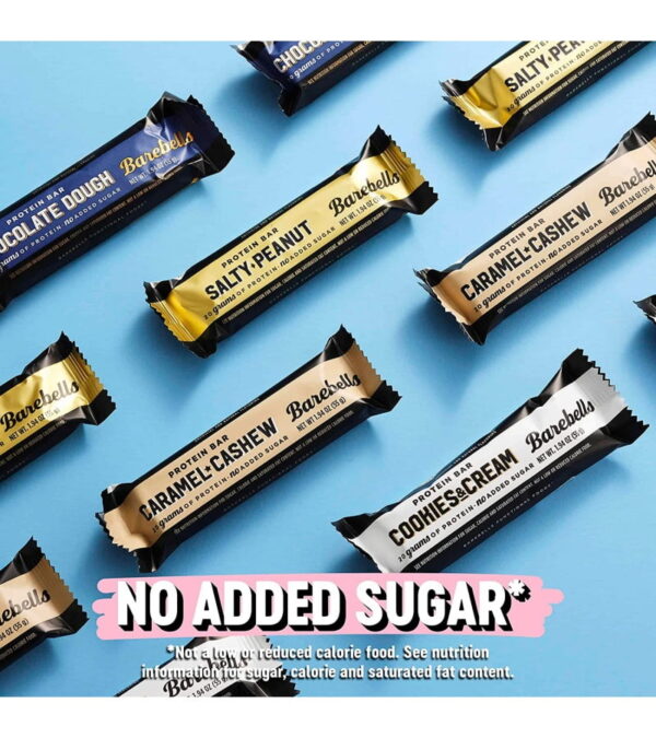 Barebells Protein Bars Variety Pack – 12 Count, 1.9oz Bars – Protein Snacks with 20g of High Protein – Low Carb Protein Bar with 1g of Total Sugars – Perfect on The Go Low Carb Snack & Breakfast Bars