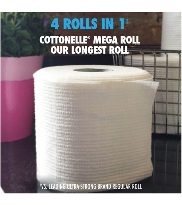 Cottonelle Ultra Comfort Care Toilet Paper, Bath Tissue, 6 Mega Toilet Paper Rolls