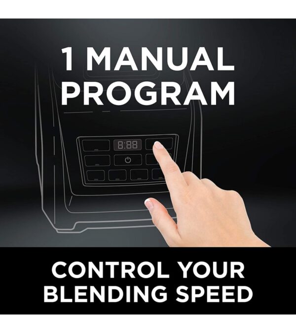 Ninja Food Chopper Express Chop with 200-Watt, 16-Ounce Bowl for Mincing, Chopping, Grinding, Blending and Meal Prep (NJ110GR)