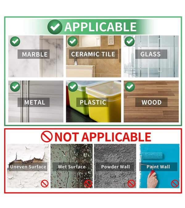 EZlifego Double Sided Tape Heavy Duty, Multipurpose Removable Clear & Tough Mounting Tape Sticky Adhesive, Reusable Strong Wall Tape Picture Hanging Strips Poster Carpet Tape (Extra Large 9.85FT)