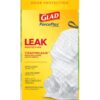 GLAD ForceFlex Tall Kitchen Drawstring Trash Bags, 13 Gallon White Trash Bag for Kitchen Trash Can, Gain Original Scent, Odor Shield, Odor Eliminator, Leak Protection, 110 Count