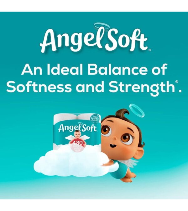 Angel Soft Toilet Paper, 24 Super Mega Rolls