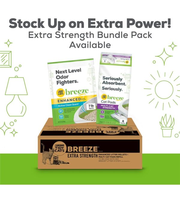 Purina Tidy Cats Breeze Litter System Cat Refill Bundle – 7.91 lb. Box