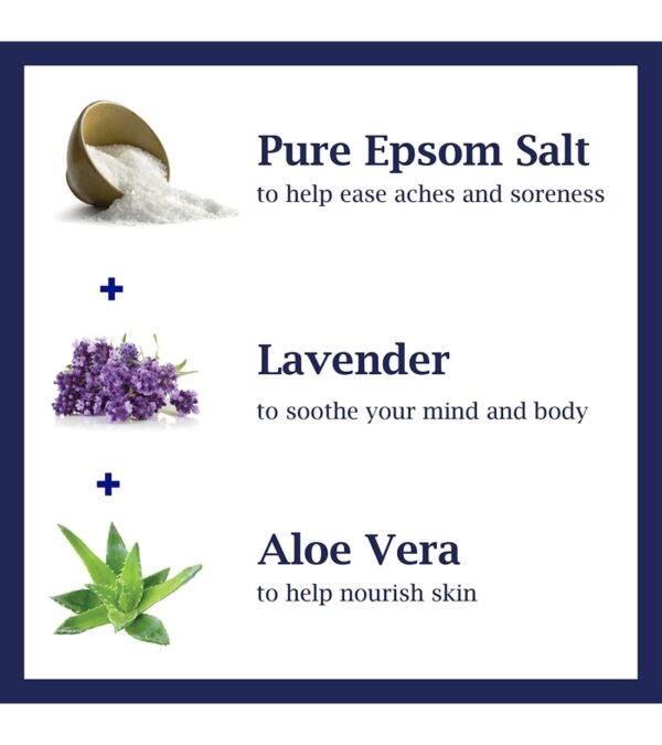 Dr Teal's Foaming Bath with Pure Epsom Salt, Soothe & Sleep with Lavender, 34 fl oz (Pack of 4)