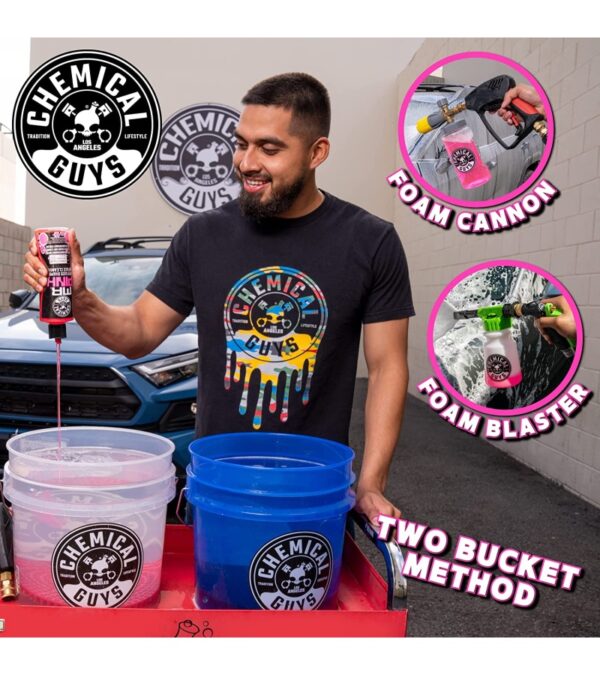 Chemical Guys CWS_402_64 Mr. Pink Foaming Car Wash Soap (Works with Foam Cannons, Foam Guns or Bucket Washes) Safe for Cars, Trucks, Motorcycles, RVs & More, 64 fl oz (Half Gallon), Candy Scent
