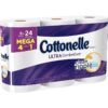 Cottonelle Ultra Comfort Care Toilet Paper, Bath Tissue, 6 Mega Toilet Paper Rolls