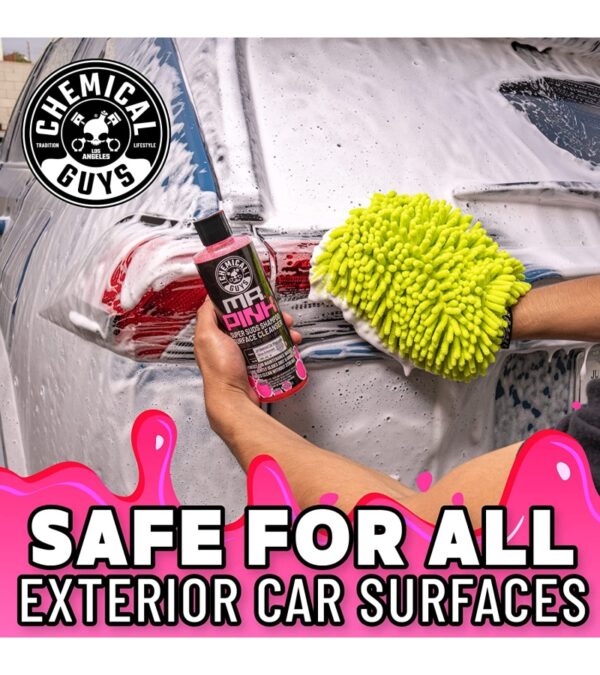 Chemical Guys CWS_402_64 Mr. Pink Foaming Car Wash Soap (Works with Foam Cannons, Foam Guns or Bucket Washes) Safe for Cars, Trucks, Motorcycles, RVs & More, 64 fl oz (Half Gallon), Candy Scent