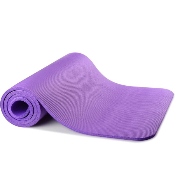 img-e28fc90430d451fd885f1fdf9126340f BalanceFrom All Purpose 1/2-Inch Extra Thick High Density Anti-Tear Exercise Yoga Mat with Carrying Strap and Yoga Blocks