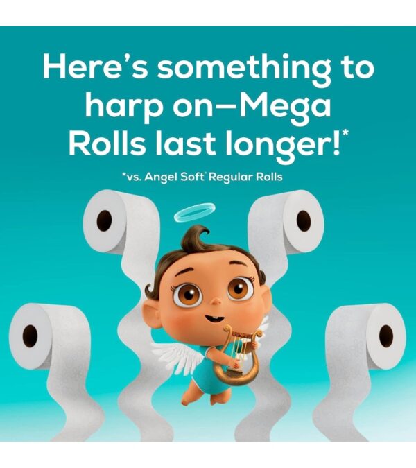 Angel Soft Toilet Paper, 24 Super Mega Rolls